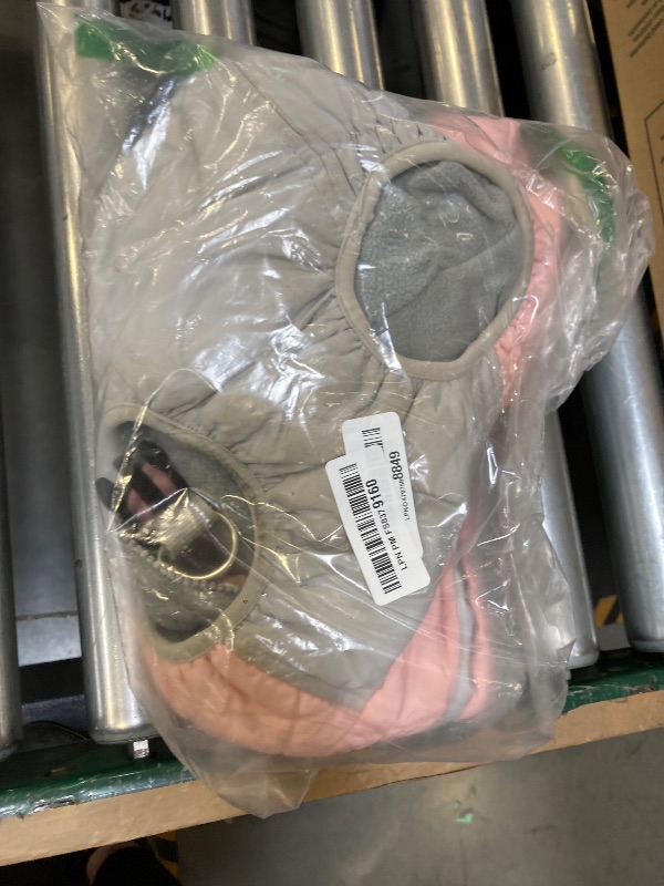 Photo 1 of FUAMEY Dog Coat for Large Dogs,Waterproof Dog Winter Jacket with Harness Built in Puppy Cold Weather Coats Reflective Pet Vest with Zipper Warm Fleece Dogs Snowsuit Windproof Pink L