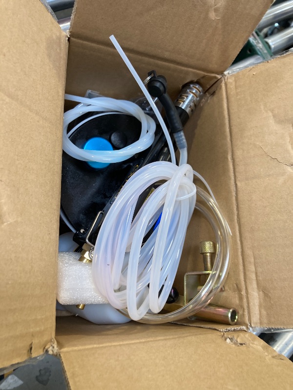 Photo 1 of CXPRO 24PCS Brake Bleeder Kit, Vacuum Brake Bleeder Kit with 2L Brake Fluid Extractor and 1L Refilling Bottle, Pressure Clutch Bleeder Kit with 19 Adapters