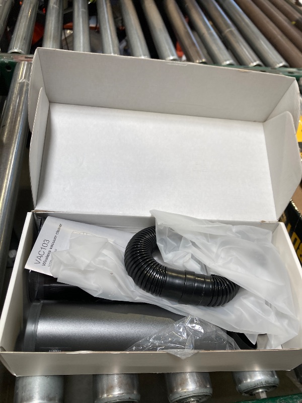 Photo 1 of Car Vacuum Portable Cordless Handheld Vacuum Cleaner 4-in-1 Mini Cordless Vacuum with 2 Suction Modes and 16800pa Suction Power Blowing & Inflating 2 Modes Handheld Vacuum for Car, Desk, Keyboards