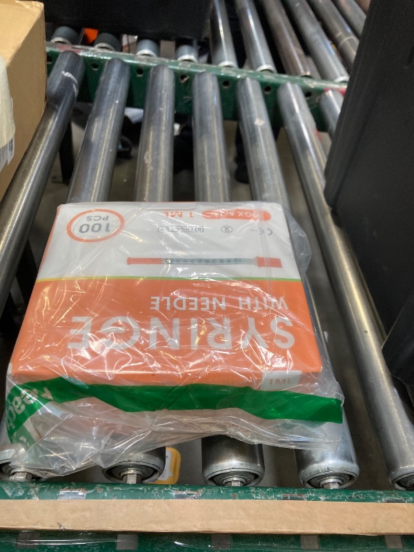 Photo 1 of 100 Pack 1ml Syringes with Needle-30Ga 5/16 Inch, Individually Sealed Packaging