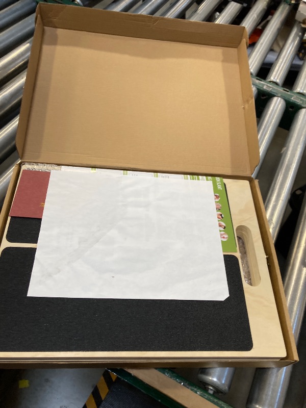 Photo 1 of XCMVCN Slant Board for Calf Stretching, 5 Angle Portable Adjustable Calf Wooden Stretch Board with Training Poster, 300lb Weight Capacity for Ankle Heel Feet Leg Knees Physical Therapy Equipment