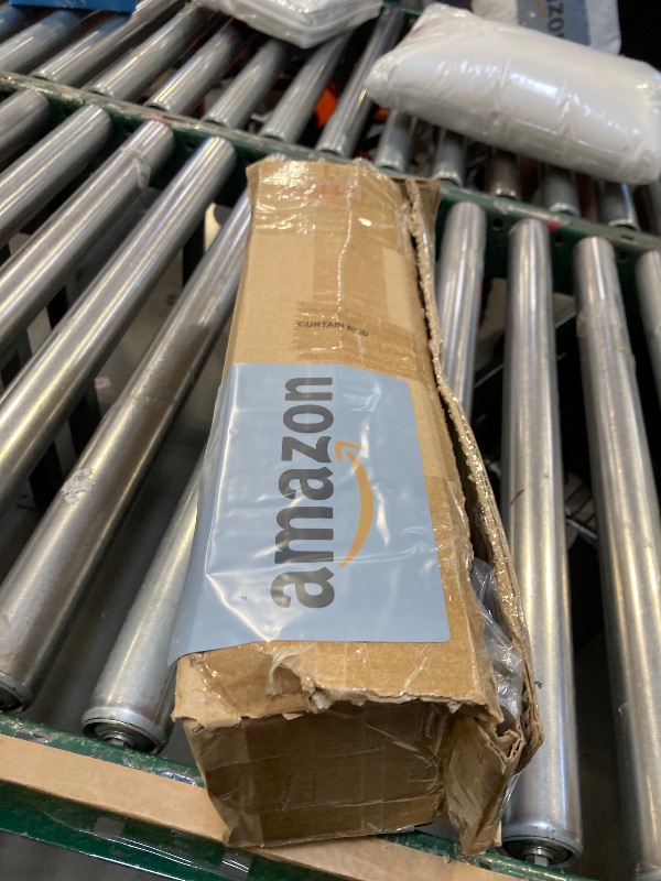 Photo 1 of 2 Pack Modern Black Curtain Rods Set for Windows 66 to 120 Inches Adjustable Length Heavy Duty 1" Diameter Window Curtain Rod with Decorative Finials for Outdoor Bedroom Kitchen Living Room