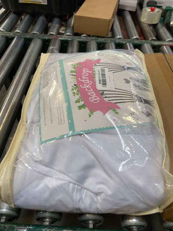 Photo 1 of 10x10ft White Tulle Backdrop Curtains - Two Layer Drapes with Tulle & Lining Fabric for Wedding, Birthday Party, Baby Showers, Family Gatherings, Photography Decor - 2 Panels (5ft x 10ft Each)