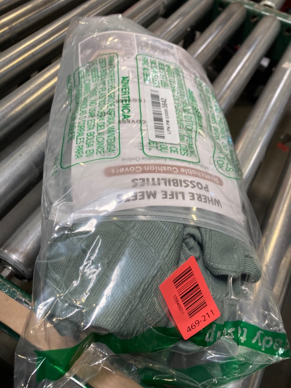 Photo 1 of CALBODE Waterproof Seat Covers for Dining Room Chairs Set of 4 with Stretch Bench Slipcover Jacquard Chair Covers Removable Washable Kitchen Chair Seat Cushion Protector(Sage Green 5 PCS)