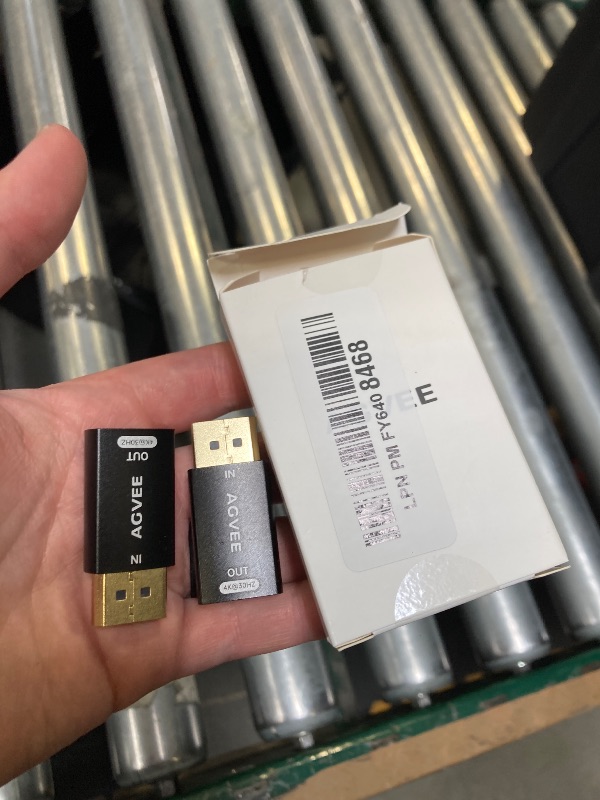 Photo 1 of AGVEE 2 Pack Display Port to HDMI 4K@30HZ Adapter, Alloy Shell DP Displayport PC to HDMI Display Coulper Converter, Backward Compatibile with 2K@60HZ 1080P@120HZ Full HDTV, Uni-Directional, Black