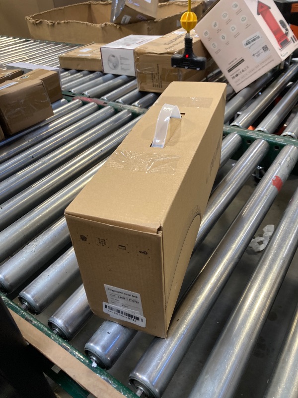 Photo 1 of Slim Sliding Glass Door Lock 2885 Latch eLinkSmart Waterproof Keyless Mortise Smart Lock with Hook for Door Thickness 22~110mm, Aluminum Keypad Fingerprint for Patio Door Tuya App