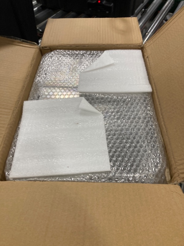 Photo 1 of 2-Tier Utility Rolling Cart Storage Organizer Sofa Side Table with Wheels, Under Desk Mobile Trolley Organizer with Handle and 2 Hanging Baskets for Office Home Kitchen Organization, Transparent