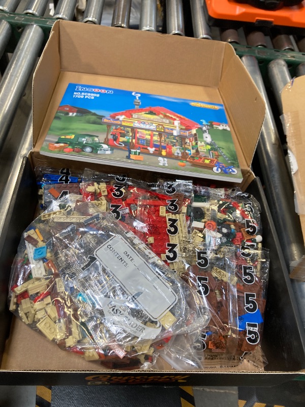 Photo 1 of INSOON Country General Store Building Set for Adults with Lights, 1709 PCS Vintage Shop House Construction Building Block Kit, Home Decor Cabin Architecture Model for Women Men Teens Boys Girls 12+