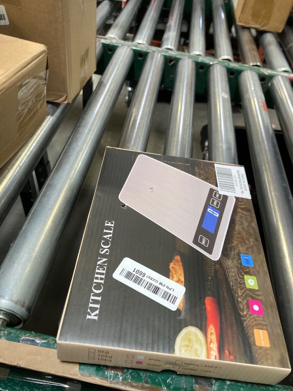 Photo 1 of 33lb Food Scale, Digital Kitchen Scale Batteries and USB Charging,1g/0.05oz Precise Graduation, Waterproof Stainless Steel with LCD Display Weight Grams and oz for Cooking Baking (Stainless Steel)