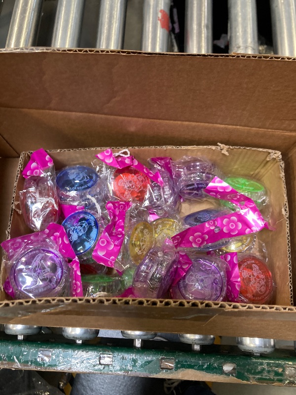Photo 1 of 24 Pack Light Up Yo Yo for Kids - LED Responsive Ball - Great Party Favors for Birthdays, Carnivals, Goodie Bags - Stocking Stuffers for Christmas