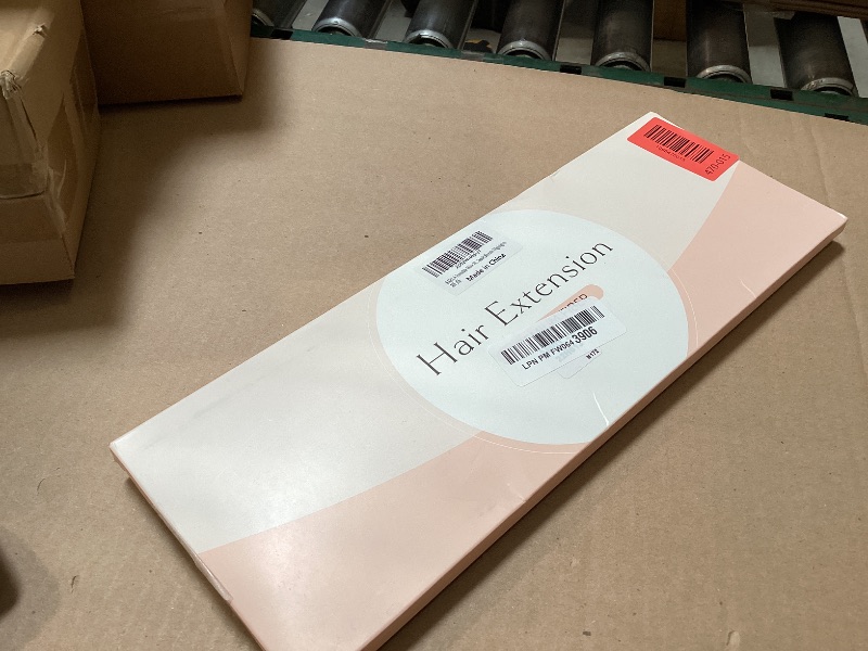 Photo 1 of SARLA Invisible Wire Hair Extensions with 3 Clips Long Synthetic Wavy Curly Hairpiece Adjustable Transparent Headband for Women 22 Inch Dirty Blonde Highlights