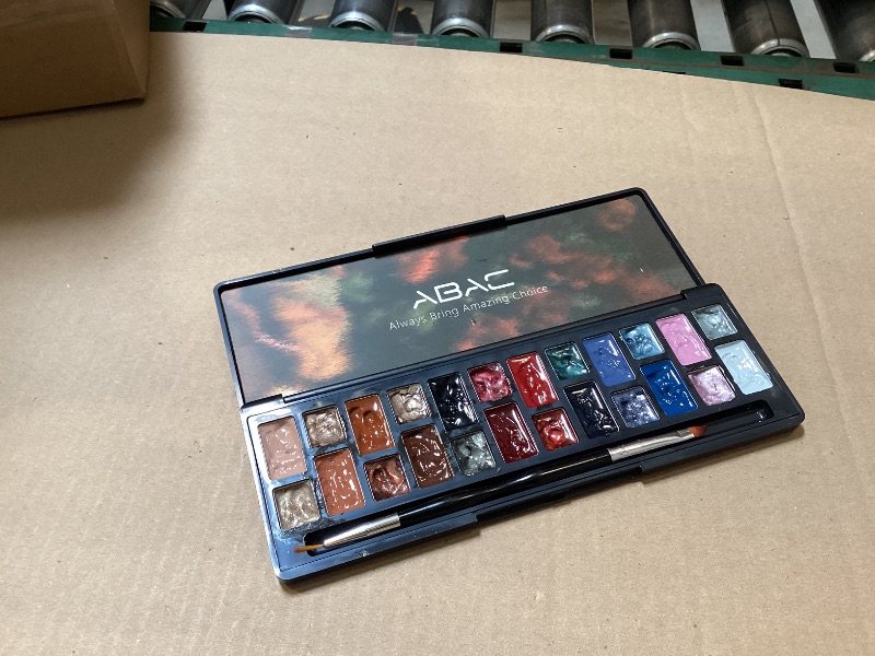 Photo 1 of ABAC 24-Color Magnetic Cat Eye Gel Polish Set,Winter Collection Solid No-Spill Cream Gel with Pro Brush,HEMA-Free Cruelty-Free Nail Art Kit