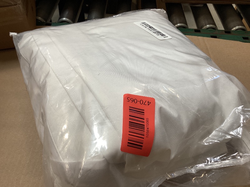 Photo 1 of Sleep Philosophy Duvet Cover King Size Waterproof Comforter Protector for All Seasons, 3M Scotchgard Moisture Wicking Treatment Duvet Protector with Zipper Flap White