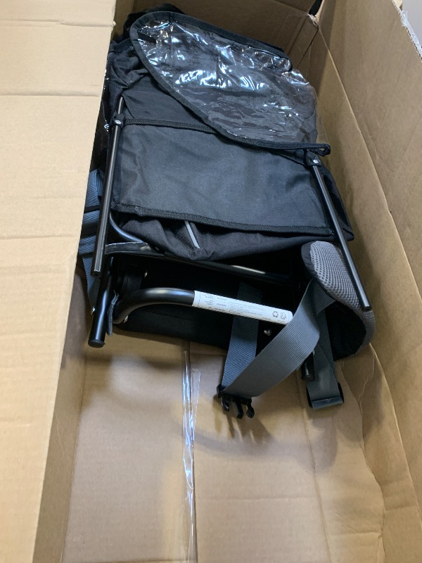 Photo 1 of besrey Baby Backpack Carrier, Toddler Hiking Backpack with Safety 3-Height Seat, Adjustable Straps&Waist Belt, Foldable Frame Lightweight Large Capacity Child Carrier for Hiking (Black)