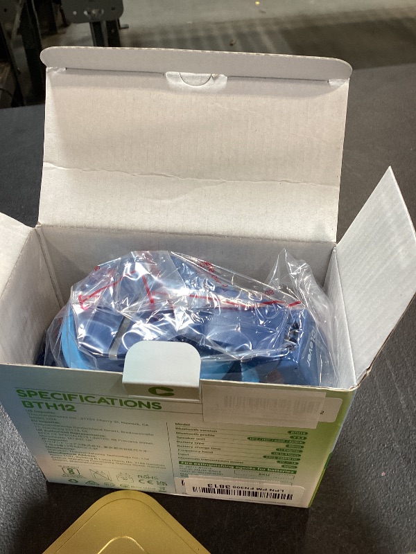 Photo 1 of iClever BTH12 Kids Bluetooth Headphones,Colorful LED Lights Kids Headphones Wireless,74/85dBA Safe Volume,85H Playtime,Fast Charging,Bluetooth 5.2,Over Ear,Built-in Mic for iPad/Tablet/Airplane,Blue