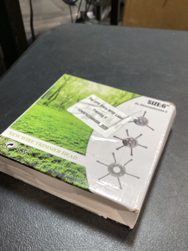 Photo 1 of 2 Pack 6 inch Steel Wire Brush Cutter Trimmer Head, Weed Trimmer Replacement Head, Durable Head for Home Users, for Electric Battery Powered Cordless String Trimmer