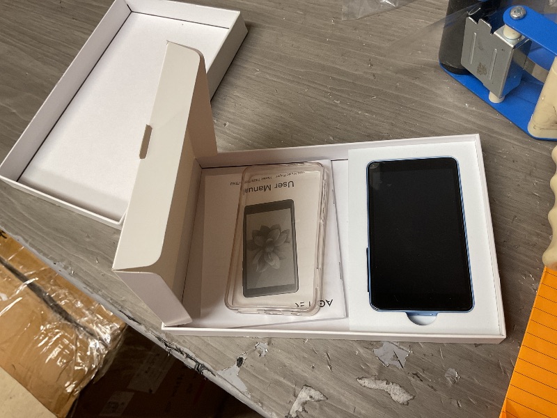 Photo 1 of AGPTEK 96GB MP3 Player with Bluetooth and WiFi, T08X 4'' Android 14 MP4 Music Player with Spotify, Audible, APP Store, Up to 1TB, Blue