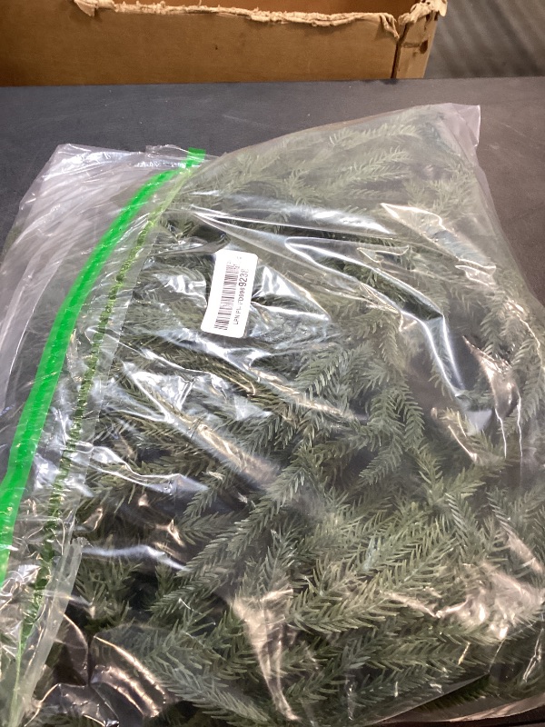 Photo 1 of 2Pcs 6Ft Real Touch Norfolk Pine Garland-Realistic Christmas Garlands for Mantle- Lush Dripping Artificial Greenary Decoration-Winter Indoor Outdoor Decor