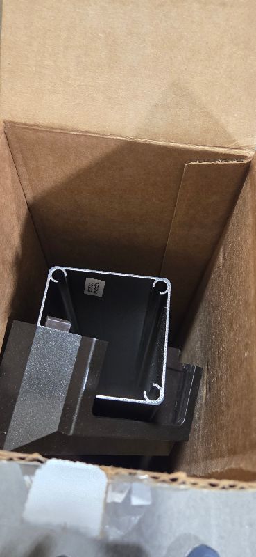 Photo 1 of 3 In. X 3 In. X 36 In. Bronze Powder Coated Aluminum Deck Post Kit