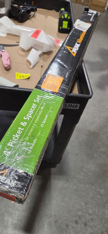 Photo 1 of 4 ft. Aluminum Standard Picket and Spacer Kit in Black