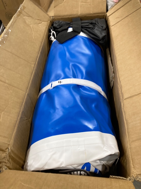 Photo 1 of AWSUM 13ft Air Mat Tumbling Tracks 4 inches Thickness Inflatable Gymnastics Training Mat with Electric Air Pump for Gym/Water/Yoga