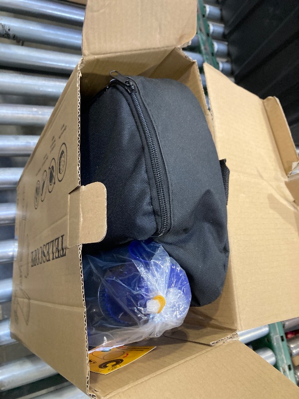 Photo 1 of Hawkko Telescope for Adults & Kids Beginners, 80mm Aperture 500mm Telescopes for Adults Astronomy, (20X-150X) Portable Refractor Telescope Kit with Decorate Stickers, Backpack, Phone Adapter-BlackBlue