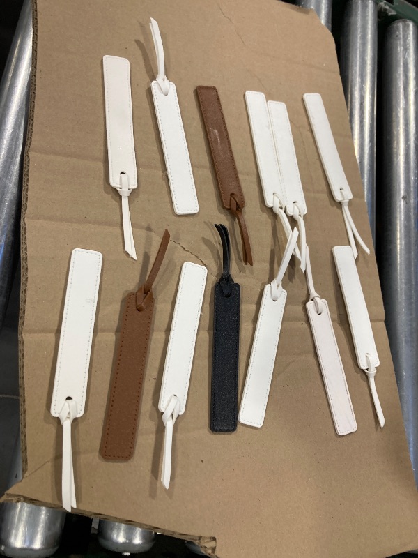 Photo 1 of 13PCs Bookmark, Leather Bookmarks with Leather Rope, Page Markers Reading Gifts for Women, Readers, Book Mark for Book Lovers by HNQCPCVU VARIOUS COLORS