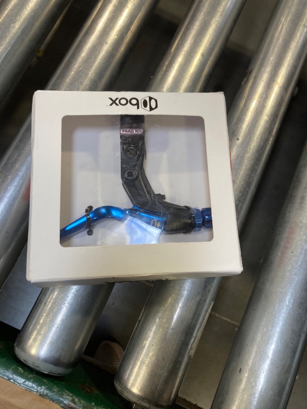 Photo 1 of Box One Genius BMX Long Reach Brake Lever with Clamp and Adjustable Reach for Precision Control and Safety, Compatible with Rear Brake BMX, BMX Brake Kit Components | Black