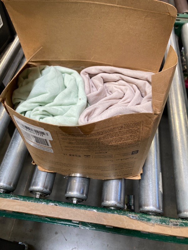 Photo 1 of 2-Pack Waterproof Crib Mattress Protector Cover Fitted - Quiet Baby Crib Mattress Pad Sheets, 52" x 28" Soft Quilted Cotton Baby Sheet, Machine Washable, Easy Fit, Durablee (Sage/Mavy)