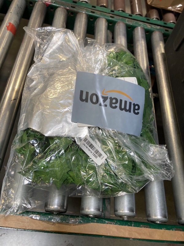 Photo 1 of 12 Pack Fake Vines for Room Decor Artificial Ivy Garland with Clip Green Flowers Hanging Plants Faux Greenery Leaves Bedroom Aesthetic Decor for Home Garden Wall Wedding