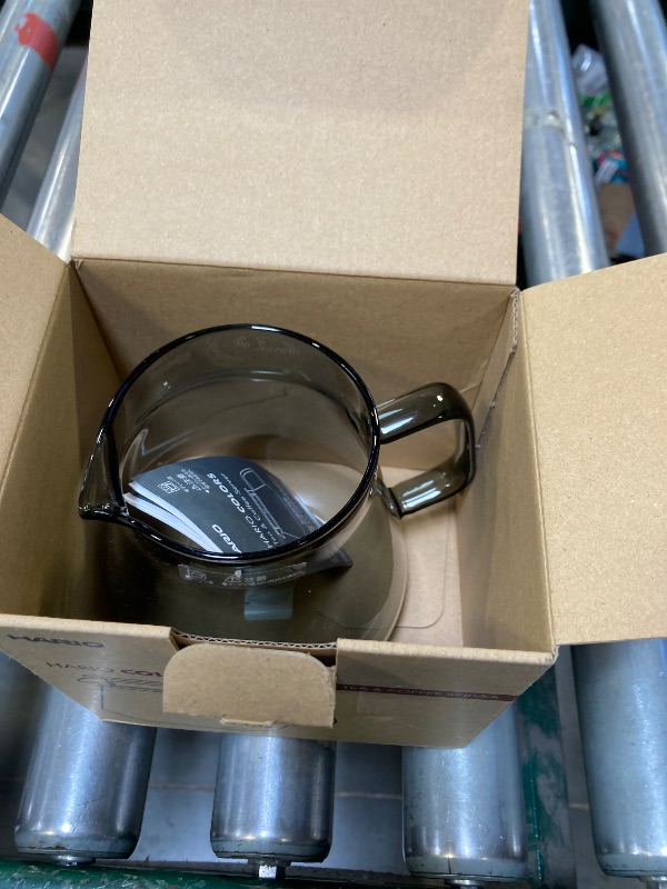 Photo 1 of Hario Color Glass Coffee and Tea Server, 600ml Grey