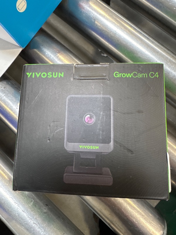 Photo 1 of VIVOSUN GrowCam C4, 2K QHD WiFi Smart Camera for Grow Tent & VGrow Smart Grow Box, Supports 2.4GHz WiFi (Not 5GHz/6GHz), Timelapse, Night Vision, SD Card Storage, 2-Way Audio, App Control