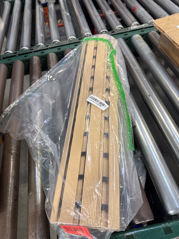 Photo 1 of Tiamo Non Slip Large Shower Mat(35.4"*23.6"),Non Suction Cups Shower Mats for Inside/Outside Shower, Heavy Duty Rubber Walk in Shower Mat for Elderly (Apricot)