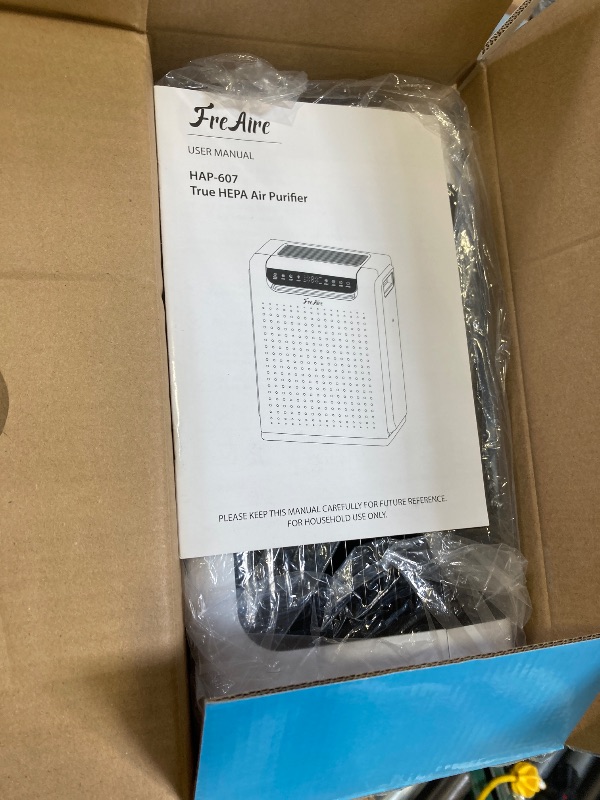 Photo 1 of Air Purifiers for Home Large Room, Cover Up to 2600 Ft² with Washable Filters, Powerful Turbo Mode, PM2.5 Air Quality Display, 22dB Sleep Mode, Air Cleaner for Pets Hair, Smoke, Odors, HAP607, White