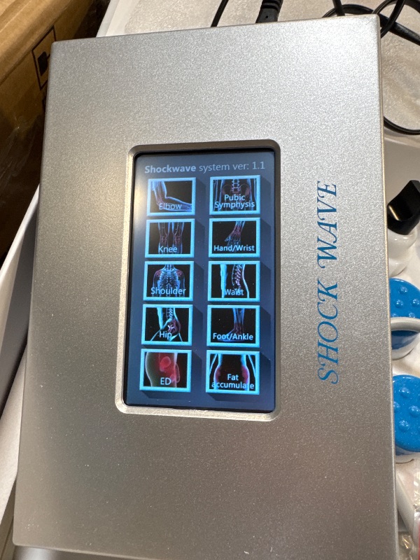 Photo 1 of shefmonbeauty Portable Extracorporeal Shock Wave Machine, Touch Screen Massage for Therapy Pain Relief