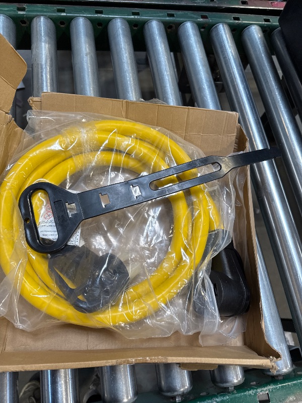 Photo 1 of Tellegloww 20FT EV Charger Adapter Cord Compatible with NEMA 10-50P to 14-50R, 50 Amp Stove Range to EV for Level 2 Charging, Only for 3 Prong Older Stove Range Outlet, STW 8 AWG/3C, ETL Listed