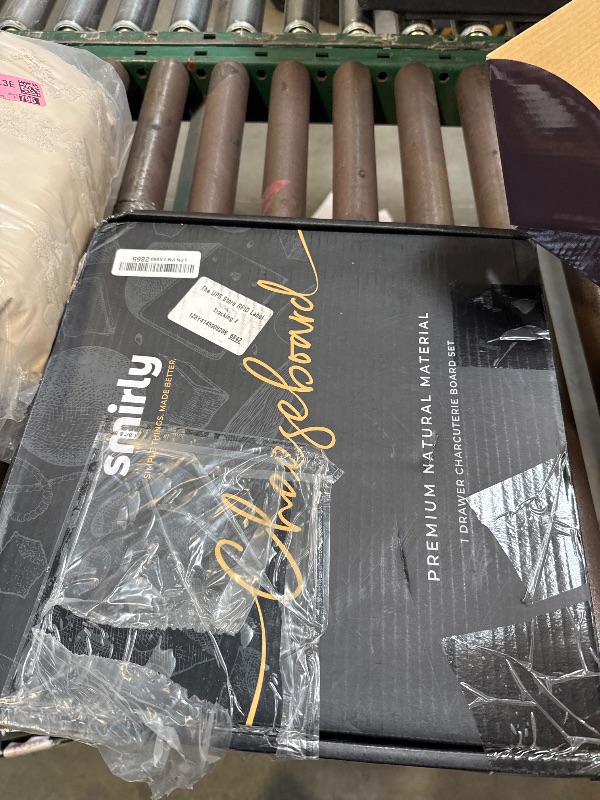 Photo 1 of SMIRLY Charcuterie Large Bamboo Cheese Board Set for Serving - House Warming Gifts for New Home, Wedding, Bridal Shower & Birthday, for Women