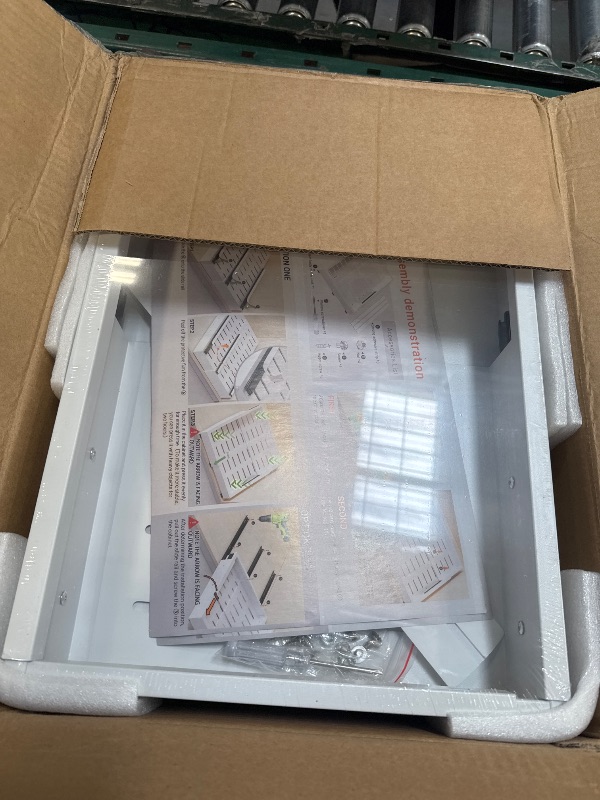 Photo 1 of 2 Pack Pull Out Cabinet Organizers, Width (12"-19") and Depth (17"-23") Expandable With 3 Slides, No Drill Slide out Drawers Adhesive Film or Nail Cabinets Without Lip in Kitchen, Pantry or Bathroom