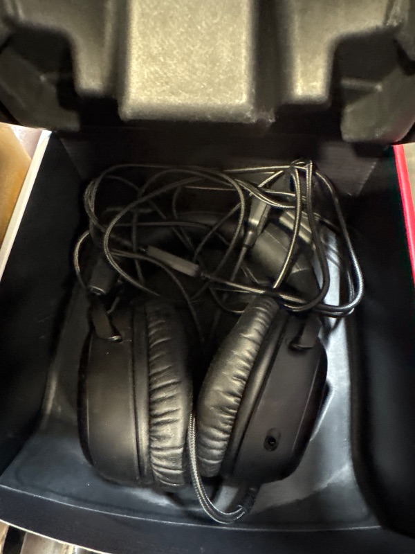 Photo 1 of HyperX Cloud III – Wired Gaming Headset, PC, PS5, Xbox Series X|S, Angled 53mm Drivers, DTS Spatial Audio, Memory Foam, Durable Frame, Ultra-Clear 10mm Mic, USB-C, USB-A, 3.5mm – Black