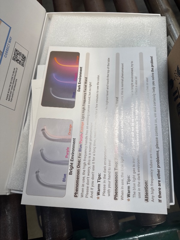 Photo 1 of Pure Daily Care NuDerma Clinical Portable Skin Therapy Wand, Machine with 6 Fusion Neon + Argon Wands – Anti Aging - Clarifying - Skin Tightening & Radiance - Wrinkle Reducing