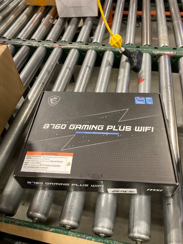 Photo 1 of MSI B760 Gaming Plus WiFi Gaming Motherboard (Supports 12th/13th/14th Gen Intel Processors, LGA 1700, DDR5, PCIe 4.0, M.2, 2.5Gbps LAN, USB 3.2 Gen2, HDMI/DP, Wi-Fi 6E, Bluetooth 5.3, ATX)