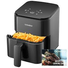 Photo 1 of 3 Qt Compact Air Fryer with Non-Stick Basket and Rack, User Friendly Simple Touchscreen, Cook in Simple Steps, Low-Oil Cooking Small Air Fryer, Space Saving Cooker