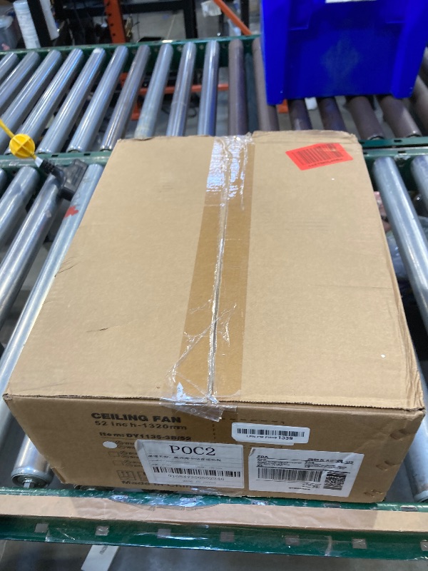 Photo 1 of 52 Inch Ceiling Fans with Lights,Low Profile Ceiling Fan,Modern Flush Mount,Reversible 6 Speeds,3CCT Dimmable Noiseless White Ceiling Fans for Living Room,Bedroom and Patio,ETL Listed