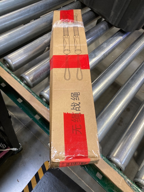 Photo 1 of 2PCS Weighted Ropeless Battle Ropes, 3.5 lbs in total, Heavy Duty Workout Rope for Home Gym with Training Poster, Portable Workout Rope for Strength Training, HIIT, Cardio, Non-Slip Grip, Fitness Equipment for Men & Women