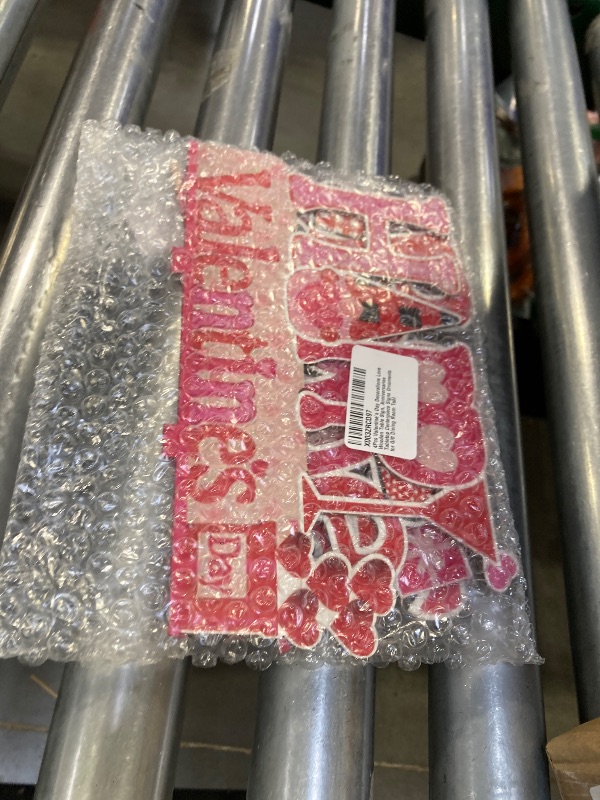 Photo 1 of 4Pcs Valentine's Day Decorations Love Wooden Table Sign, Anniversaries Tabletop Centerpiece Signs Ornaments for Gift Dining Room Table Party Home Kitchen Holiday Decorations Gift for Girlfriend Wife