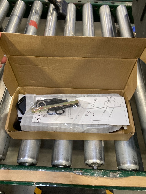 Photo 1 of 10" Arch Keyed MPL Hinged Patio Door Active Handleset Trim Compatible with Ashland, Marvin, Milgard & Jeld-Wen French Doors, 3-5/8" Handle PZ, 7-1/4" H.C., Non-Handed, Matte Black