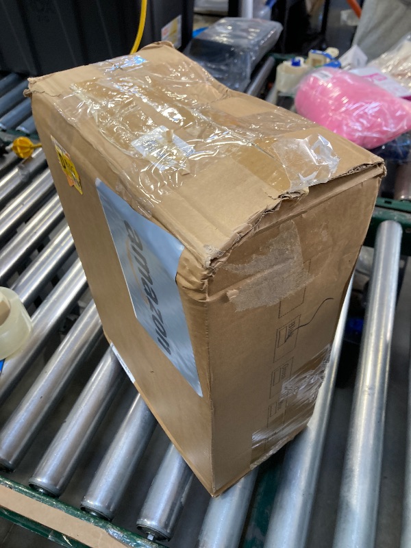 Photo 1 of Laiensia Multifunction Utility Rolling Cart, 5-Tier Plastic & Metal Storage Organizer, Black, Lockable Wheels, Modern Style, Indoor Use