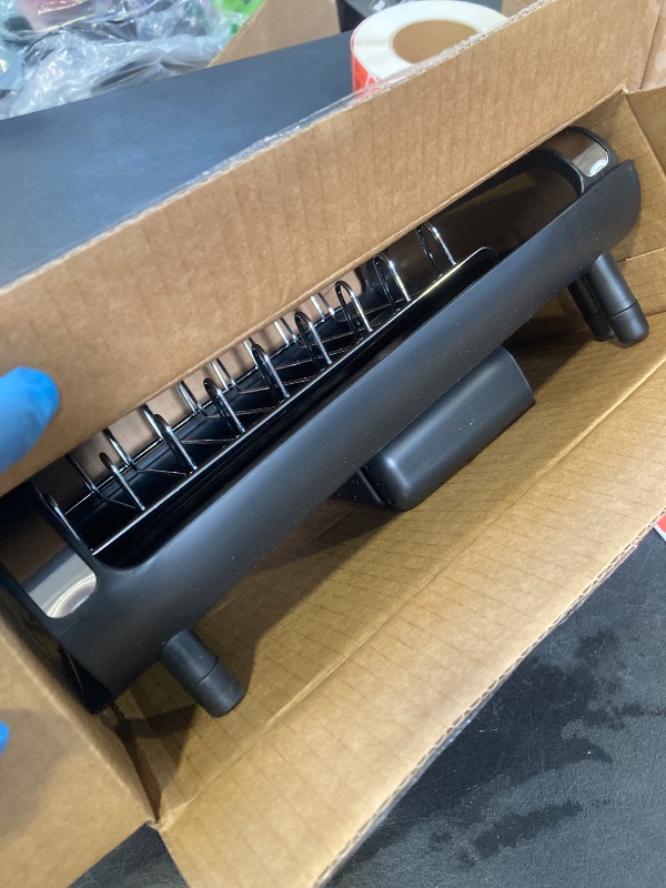 Photo 1 of TEZZ Sponge Holder for Kitchen Sink- Stainless Steel Kitchen Sink Caddy for Organizing Sponge, Brush & Soap Dish Dispenser, coutertop Organizer Rack with Adhesive or Counter top, Black