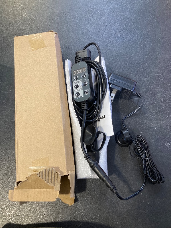 Photo 1 of Pawfly 5 W Aquarium LED Light 8 Inch 24/7 Fish Tank Light with Full Spectrum Brilliant White Blue Red Green Lights Multi-Colored LEDs with D/N Mode Single Color Effects Timer and Adjustable Brightness