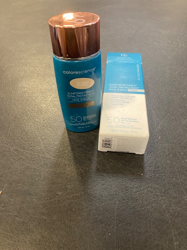 Photo 1 of Colorescience Total Protection Face Shield Flex SPF 50, Zinc Oxide Formula, Light, 1.8 fl. oz.